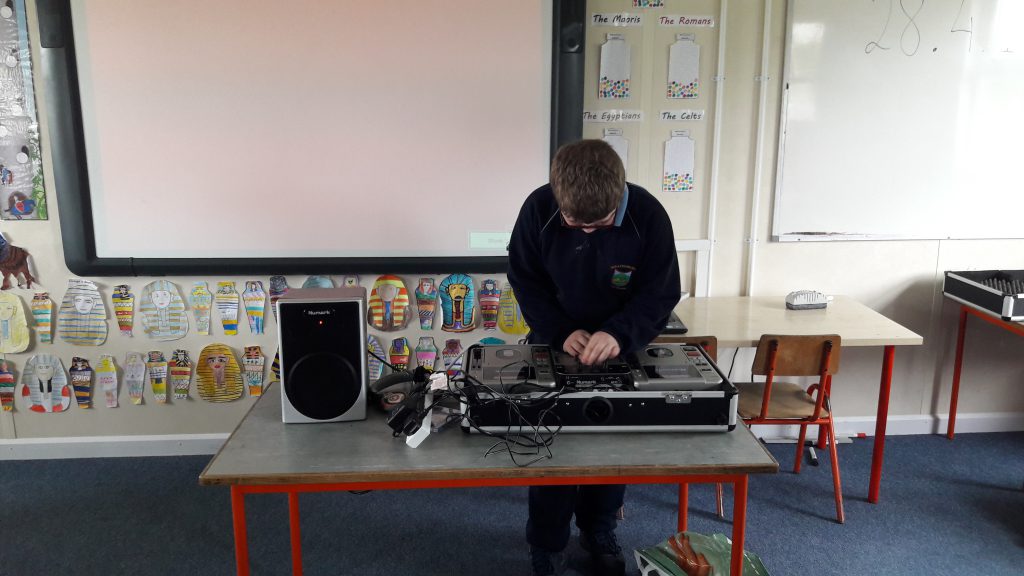 DJ Jack and his decks